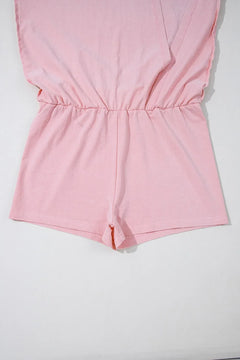 Mineral Wash Cotton Tank Top and Slit Skort Set
