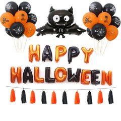 Halloween Pumpkin Ghost Foil Balloon Set for Decor