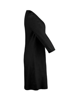 Black dress on a white background
