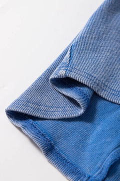Mineral Wash Ribbed Notch Neck Tank