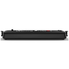 Black vacuum sealer machine on a white background