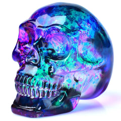 Crystal Skull Head Figurines K9 Glass
