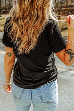 Round Neck Short Sleeve T-Shirt 1776 themed Tshirt