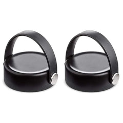 Two black replacement lids for widemouth stainless steel flasks!