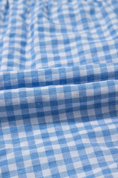 Plaid Gingham High Waist Shorts