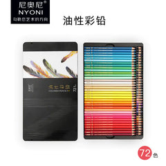 Set of NYONI colored pencils with packaging on a white background