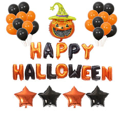 Halloween Pumpkin Ghost Foil Balloon Set for Decor