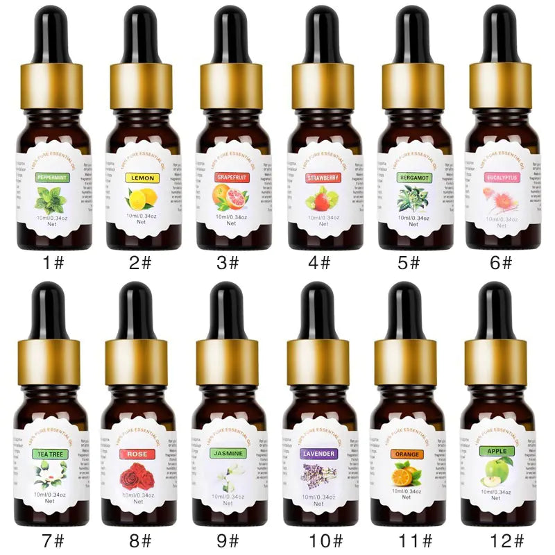 Natural Essential Oils for Aromatherapy Humidifiers