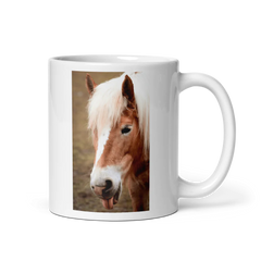 White Glossy Mug with Pony's Opinion of Mondays