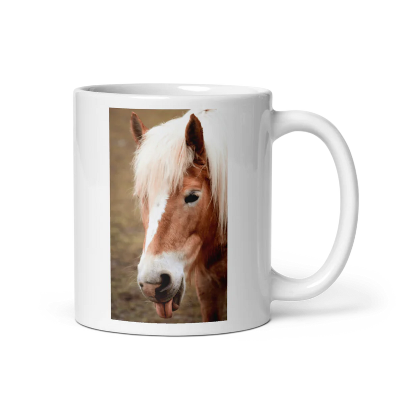 White Glossy Mug with Pony's Opinion of Mondays